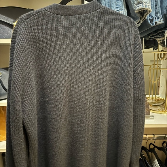 Jenni Kayne Heather Navy Cashmere Cardigan - Picture 2 of 3